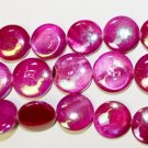 10 strands Mother of Pearl AB Plated Purple