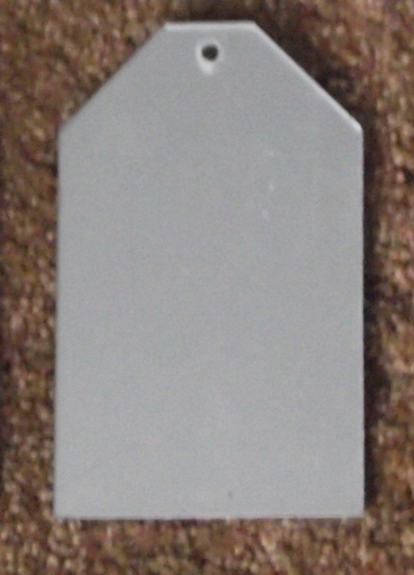10 pieces Tag shaped mirrors for etching
