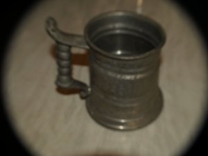 english pewter tankard