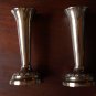 IANTHE SILVERPLATE PAIR OF VASES