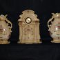 ROCOCO MANTEL CLOCK GARNITURE