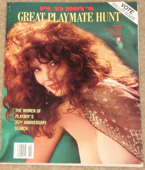 Playboy Magazine - 1989 Great Playmate Hunt pictorial - packed with pics an...