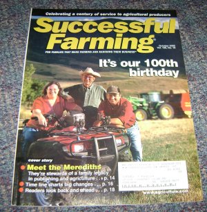 Successful Farming E.T Meredith & Van Gilst family feat oct 2002
