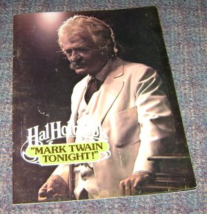 Hal Holbrook Mark Twain Tonight brochure sovenir