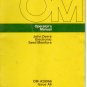 Operator's Manual John Deere Electronics Seed Monitors OM-A28966 Issue A6