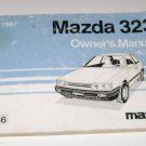 1987 Mazda 323 owners manual