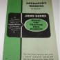 Operators manual John Deere SH Tractor Disk Harrow
