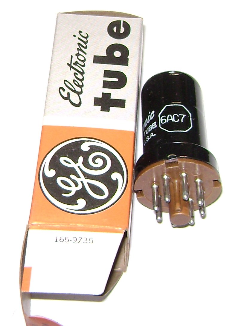GE Electronic Tube 6AC7 NOS