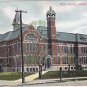 Vintage Postcard Marinette Wisconsin High School