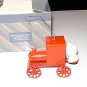 Avon Ornament " Teddy on Train " metal  Gift Collection