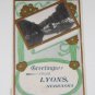 Vintage Postcard  "Greetings from Lyons Nebraska "  1910
