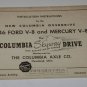 Installation Instructions 1946 Ford V-8 & Mercury Columbia Axle Co