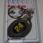 Nascar Jeff Gordon NO 24 Key Chain 3 Time Winston Cup 1995 - 97 - 98