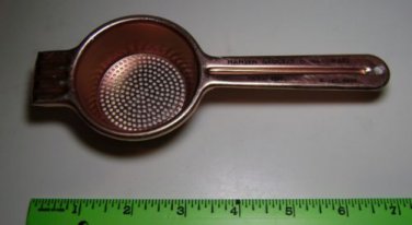 Hansen Grocery & Hardware Victor Feeds Copper Mini Strainer Advertisement