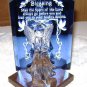Dacra Glass Company Glass Angel  "A Christmas Blessing" crystal Angel Figurine