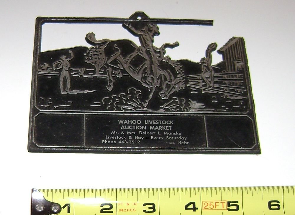 Wahoo Livestock Delbert Manske Wahoo Nebraska advertisement