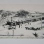Historic Postcard Nebraska Train Time Fremont Nebraska "Reproduction"