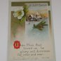 Vintage Postcard "A Joyful Christmas" Church Art  Rev 1,5,6 quote