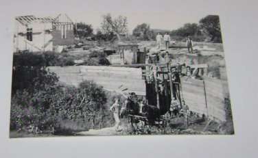 Historic Postcard Scheider Light Plant Dam Snyder Nebraska "Reproduction"