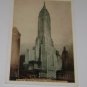 Vintage Postcard "Bank of Manhattan Building" Wall Street New York City