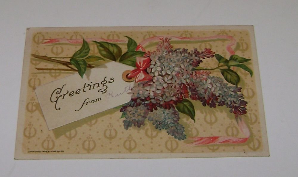 Vintage Postcard Greetings From