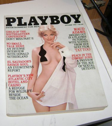 Playboy Magazine October 1981