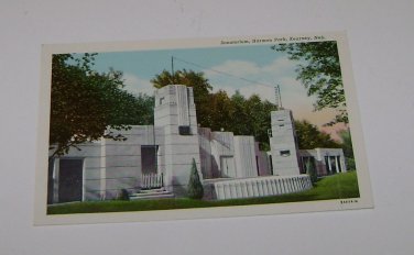 Vintage Postcard Sonotorium Harmon Park Kearney Nebraska