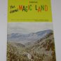 Vintage Visit Montana's Magic Land Travel Brochure