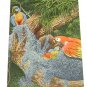 Vintage Postcard Macaw Family Parrot Jungle Miami Florida