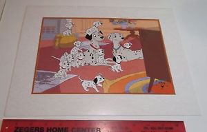 Disney Store Lithograph ONE HUNDRED AND ONE DALMATIONS 11&acirc;�� X 14&acirc;�� Litho
