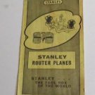 Vintage Stanley Router Brochure Guide