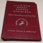 Vintage Buyers Stock Guide & Data Book CHASE METALS SERVICE
