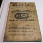 Vintage McCormick Deering No 52-R Harvester Thresher Owners Manual & Parts List