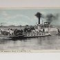 Vintage Postcard Ferry Boat Missouri River Yankton SD PM'd 1918