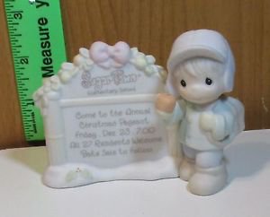 Precious Moments Sugar Town Marquee with Boy with Snowball Sign #272809