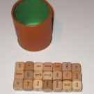 Scrabble Sentence Cube Game "Cubes & Tumbler Only" Scrabble Sentence Cube Game "Cubes & Tumbler Only"