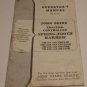 John Deere Manual Tractor Controlled Spring Tooth HarrowTH224 THC328 TH336 TH436