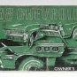 General Motors "GM" Chevrolet Station Wagon Owners Guide ~ Manual ~ 1968
