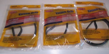 6 belts 3 packages Durabelt Dirt Devil Vacuum Belts 4 & 5 #67045