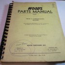 woods parts manual book 1 front & undermounted mowers F-5026