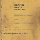 1967 NEW HOLLAND MODELS 280, 281, 1280, & 1281 BALER PARTS CATALOG MANUAL