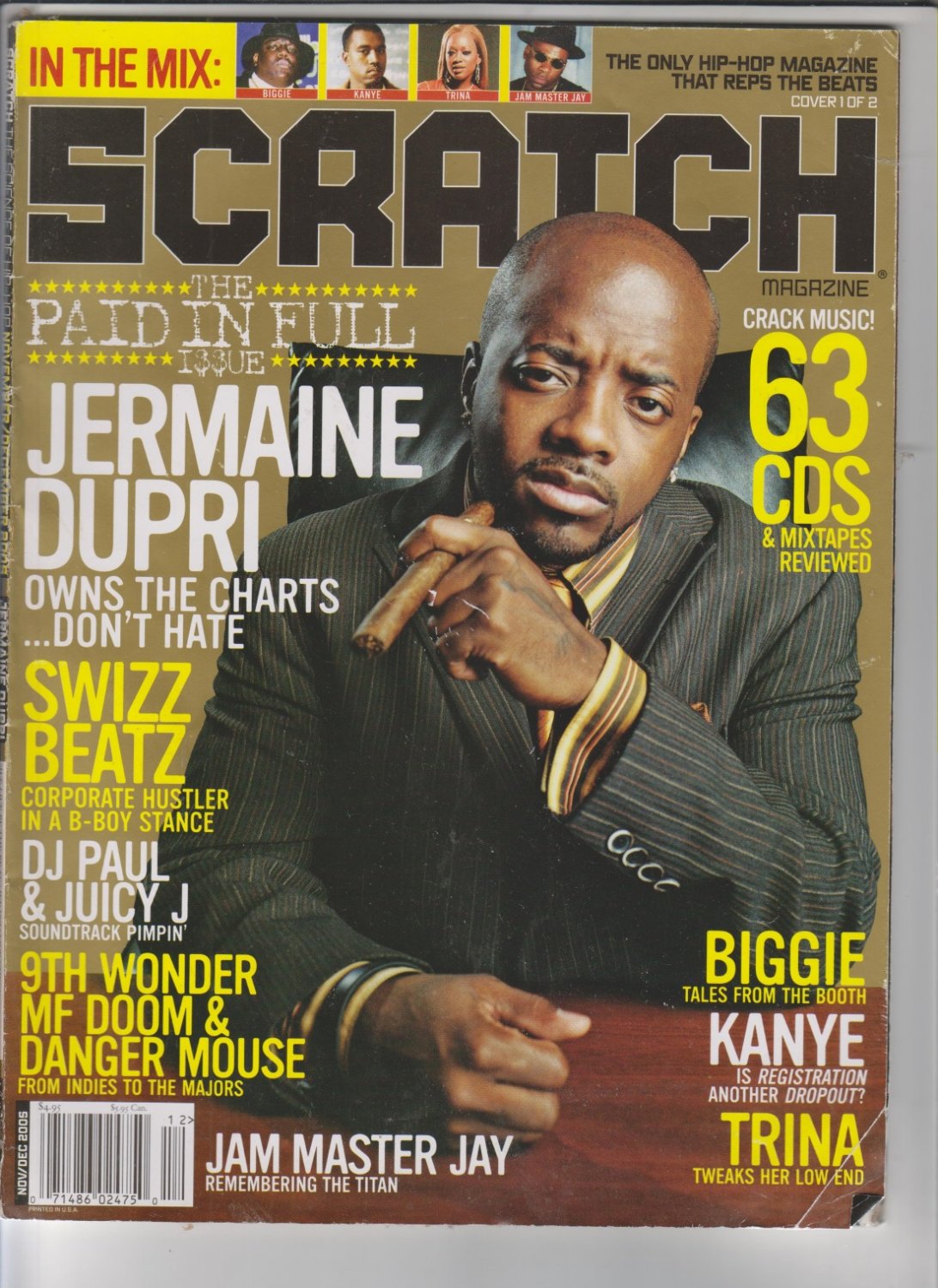 Scratch Magazine JERMAINE DUPRI NOV/DEC 2005