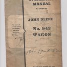operators manual john deere no 943 wagon