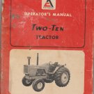 Allis-Chalmers Two-Ten 210 Tractor Owner's Operator's Manual TM-508 1/71