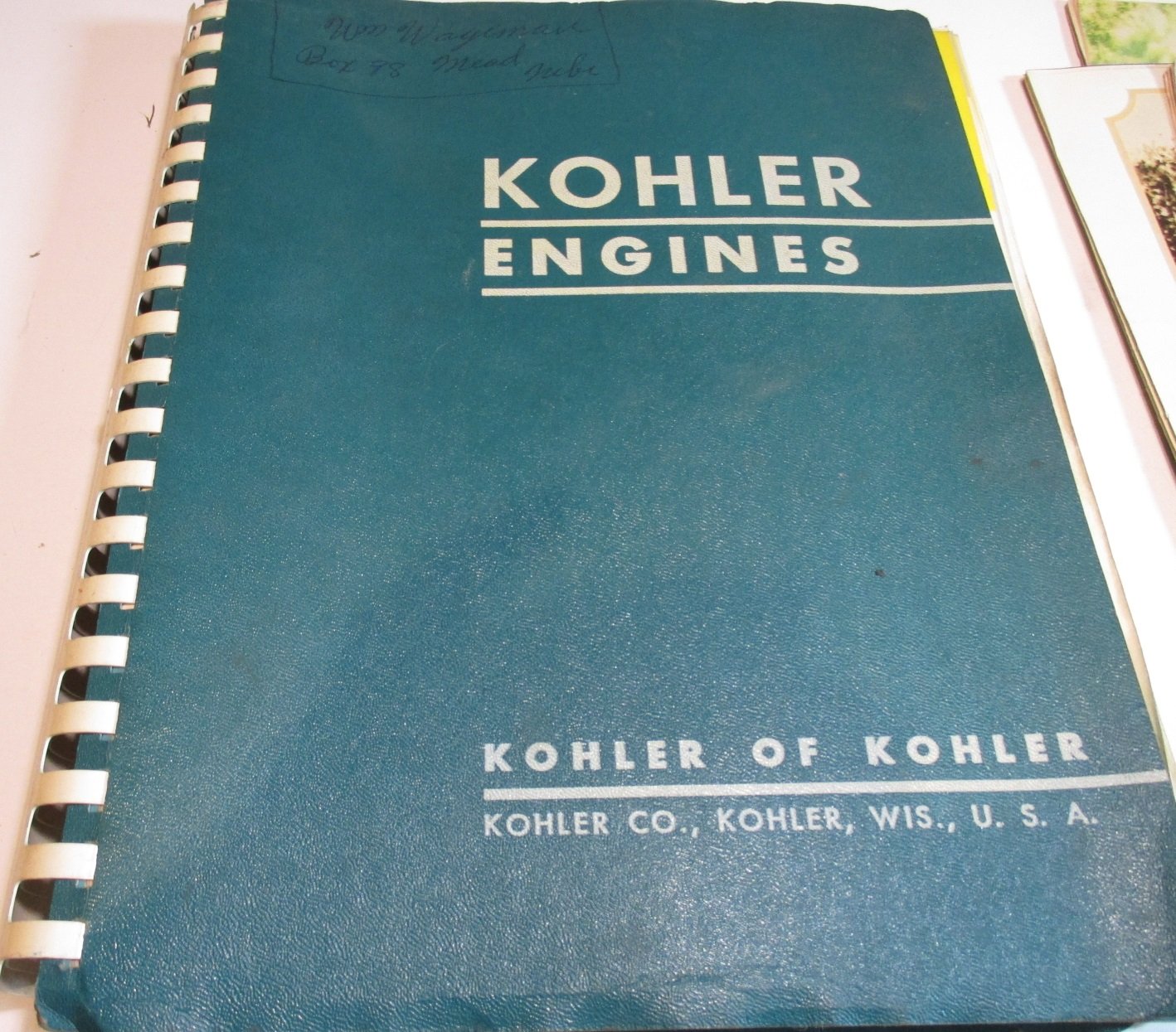 Kohler Engines Operation Maintenance Parts Manuals  K90 K160 K330 K660