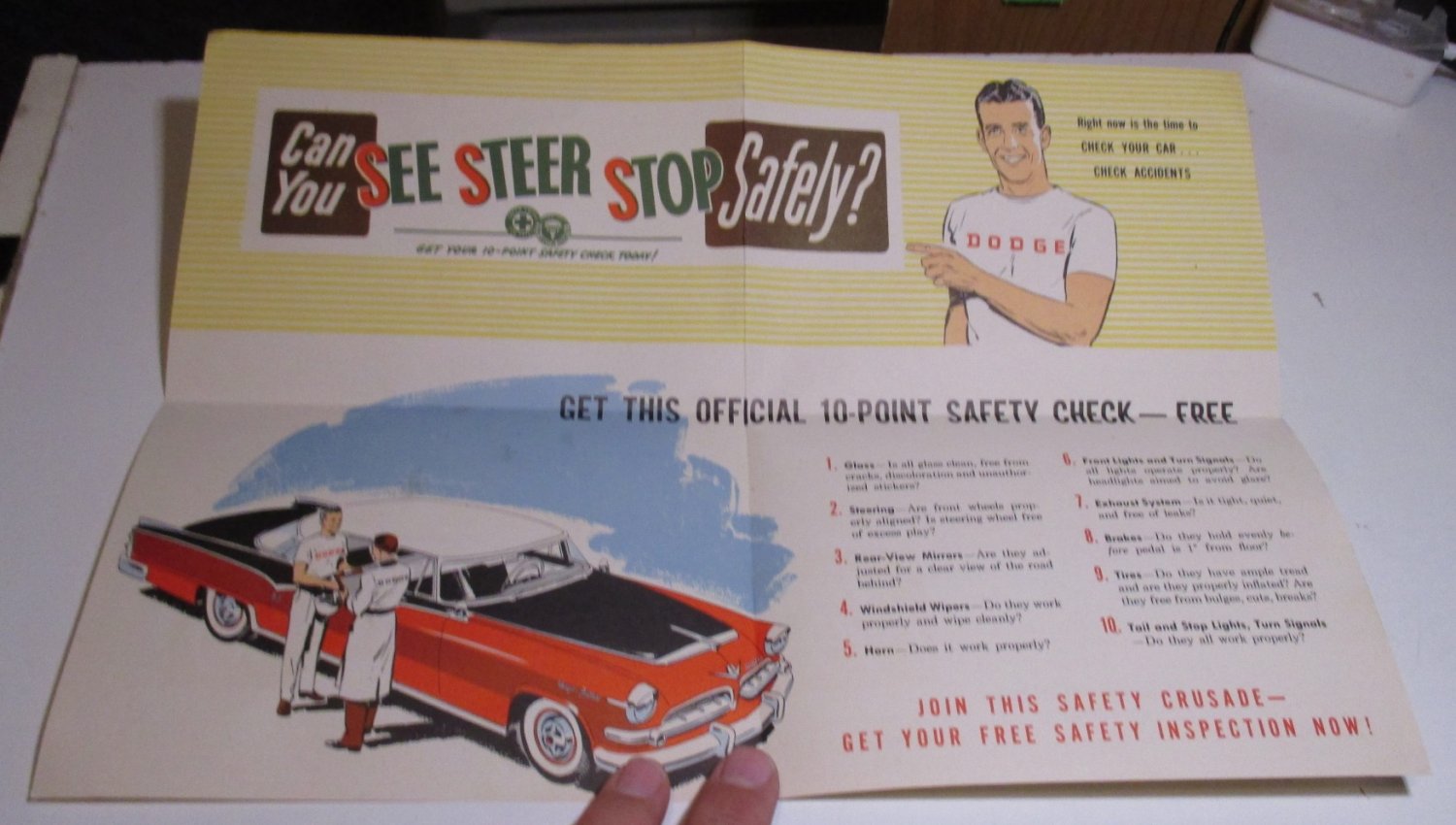 Cramer Motors Wahoo Nebraska 1955 Dodge Brochure "Danny Eames"