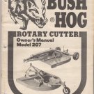 BUSH HOG Model 207 Rotary Cutter Owner's Manual