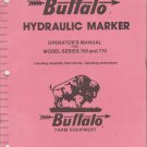buffalo hydraulic marker operators manual model series 760 770