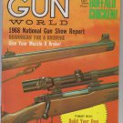GUN WORLD October 1968 Magazine WInchester new manlicher Ithaca over/under SKB 12 Gauge