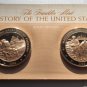 Franklin Mint History of the United States DUST STORMS FARMERS MIGRATE & WPA AIDS UNEMPLOYED